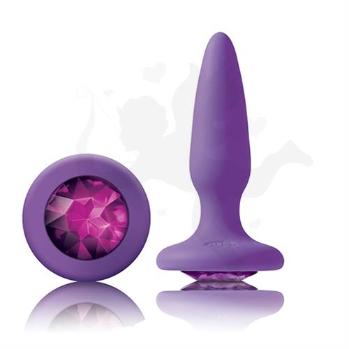 Joya anal violeta aterciopelada
