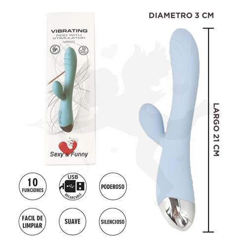 Virgo : Estimulador Punto G + Clitoris