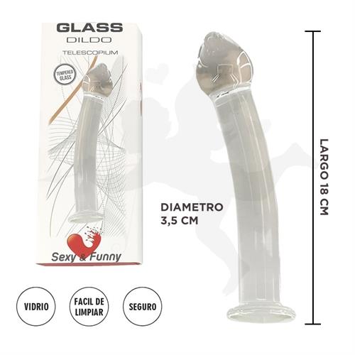 Dildo de vidrio